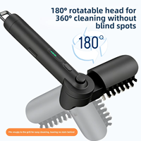 Nouvelle brosse rotative électrique 2026 pour nettoyage de grillades, haute puissance, sans fil, rechargeable, avec angle réglable