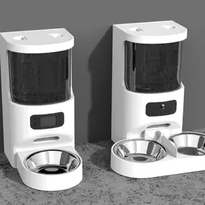 Alimentador automático WIFI tuya APP controle 4L alimentador inteligente de grande capacidade para gato cão de estimação pequenos animais