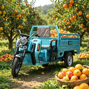Venta Directa de Fábrica, Triciclo Eléctrico de Carga con Carrocería Abierta, Motor de 800W, Capacidad de Carga de 200-300 kg, Vehículo de <span class=keywords><strong>Transporte</strong></span> de Tres Ruedas para Adultos - Product Image 2