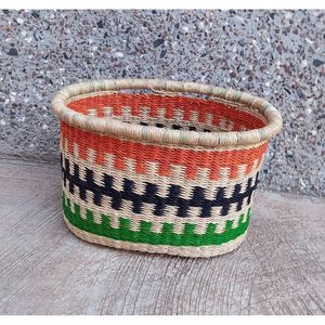 Cesta de mimbre vintage tejida a mano al por mayor de fabricante vietnamita, organizador de almacenamiento ecológico para decoración del hogar y bicicletas - Product Image 4