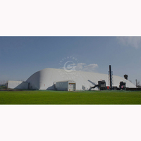 Tente de stade de dôme de sports aériens du fabricant professionnel annonçant la structure gonflable à vendre