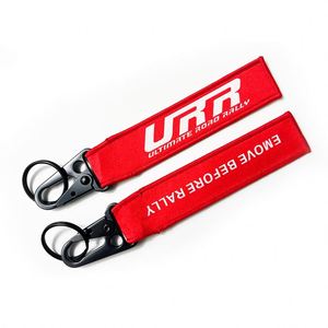 Factory Wholesale Logo Fashion Carabiner Personalize Keychain Custom for Woven - Product Image 4