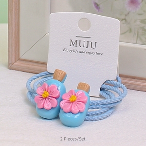 Set di 2 Elastici per Capelli Super Carini per Bambine, Elastici con Cartoni Animati, Fasce per Coda di Cavallo - Product Image 2