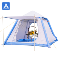 Tente de camping gonflable personnalisée, facile à monter, imperméable, tente gonflable à ouverture rapide