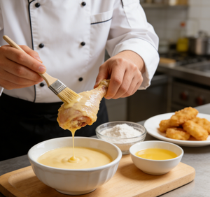 Préparation pour panure, marinade et mélange de farine pour une revêtement croustillant et doré pour poulet frit – Solution de panure pour poulet frit - Product Image 5
