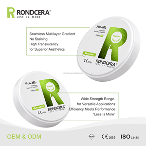 Rondcera Zirconia Block Versatile for <strong>Dental</strong> Lab Zirconia for Bridges High Quality <strong>Dental</strong> Zirconia Block for All Ceramic <strong>Crown</strong> - Product Image 3