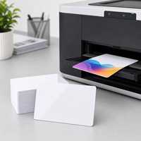 Weiße NTAG 213 NFC PVC Smart Card 13,56MHz Kontaktlose Inkjet RFID Blanko-Karte