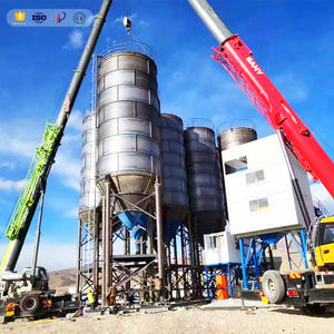 Haute qualité 100 tonnes grand réservoir de stockage de silo de ciment pour le <span class=keywords><strong>transport</strong></span> de stockage de ciment - Product Image 1