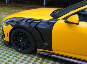 ใหม่ PRO)ML-4291 <span class=keywords><strong>4x4</strong></span> ผ้า 3K ปี 2024-2025 สำหรับ <span class=keywords><strong>Mustang</strong></span> <span class=keywords><strong>Mach</strong></span>-<span class=keywords><strong>E</strong></span> S650 2.3 Base/GT ชุดบังโคลนคาร์บอนแห้งทดแทน (ชุด 2 ชิ้น) - Product Image 2