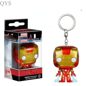QYS gros grosse tête personnage de dessin animé porte-clés collection film Style PVC caoutchouc porte-clés cadeau - Product Image 6