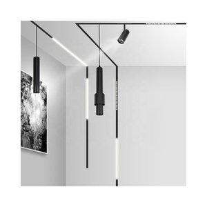 Mới Hiện Đại 24V 48V Treo Cáp Cob <span class=keywords><strong>Led</strong></span> Sling Dọc Pendent Ánh Sáng Cho Ánh Sáng Theo Dõi - Product Image 2