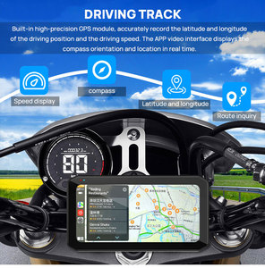 Carplay Inalámbrico para Motocicleta de 6.25 Pulgadas con Android Auto, Cámaras FHD, DVR para Motocicleta, TMPS, GPS, BSD, T7, CARPLAY PARA MOTO T7 - Product Image 1