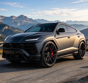 Rueda de Aleación de Aluminio 5.25x17 en Negro Brillante con 1 Pieza Fundida para Automóvil de Pasajeros, para Lamborghini Urus, Rueda Forjada - Product Image 4