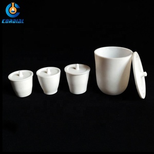 Crisol <span class=keywords><strong>de</strong></span> Porcelana <span class=keywords><strong>de</strong></span> Pared Media CORDIAL y <span class=keywords><strong>Mortero</strong></span> <span class=keywords><strong>de</strong></span> Porcelana para <span class=keywords><strong>Uso</strong></span> en <span class=keywords><strong>Laboratorio</strong></span> - Product Image 2