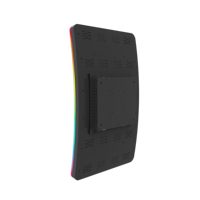 Moniteur à écran tactile LCD couleur rétroéclairé par LED incurvée ergonomique de 23.6 pouces, capacitif, multi-touch, montable pour l'intérieur