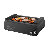 Machine à griller électrique 3 en 1 pour kebab, machine à brochettes rotatives automatique pour la maison, barbecue sans fumée d'intérieur, four à griller