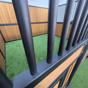 Luxury European Horse Stalls 12ft/3.6m Heavy Duty Galvanized Horse <strong>Stable</strong> Stall Panels Fronts Horse Stalls - Product Image 5