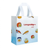 Sushi Shop Special Herbruikbare Non-Woven Food Grade Afhaal- en Cateringtas voor Commerciële Rijstbal-Sushi Gerechten