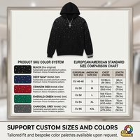 Sudadera con Capucha Personalizada con Logotipo, Estilo Urbano, Oversize, de Felpa Gruesa, Retro