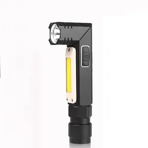 COB Rechargeable Work Lights With Magnetic Base 360 Rotate And Ultra Bright LED Flashlight Inspection Lamp For Car Repair