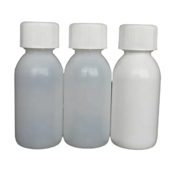 Low Price High Quality 100cc hdpe Material Plastic Liquid Medicine Bottle with CRC Cap