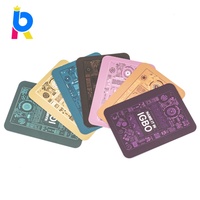 Cartes d'apprentissage des langues personnalisées de luxe de haute qualité avec revêtement anti-rayures et résistant à l'eau pour une utilisation à long terme