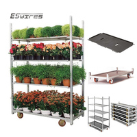 Chariot danois pour le transport de plantes en conteneur CC pour pépinière et serre