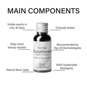 Suplemento de gotas líquidas de L-glutatión para blanquear la piel Salud inmune y desintoxicación del hígado para adultos No para mujeres embarazadas - Product Image 3