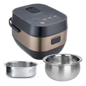 Non-Stick Pot 24 Hour Keep Warm Stainless Steel Body Ball Shape Inner Pot 4l Multi Low carb Sugar steam Rice Cooker Low Carbo