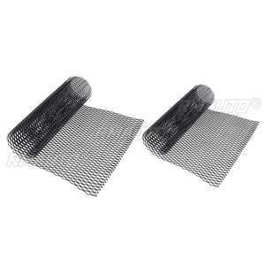 Rejilla de aluminio universal para coche, 100x30/120x40cm, malla de rejilla de ventilación para parachoques y capó, estilo de carreras - Product Image 2