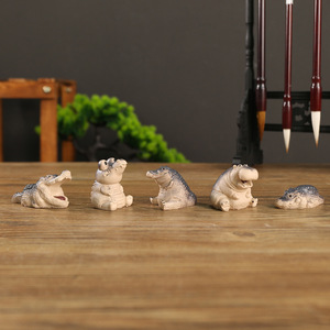 Figura de Cocodrilo de Resina Master Gu 7313B, Decoración para Mesa de Té, Regalo - Product Image 4