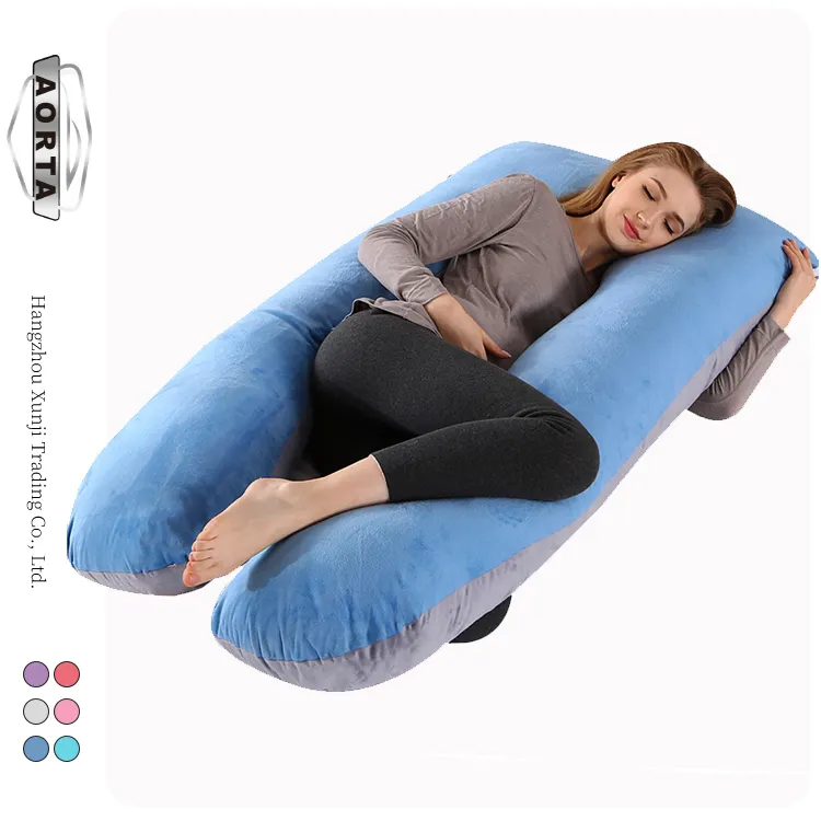 Hot sale U shape manufacturer Leg support Comfortable full body other function pregnancy pillow