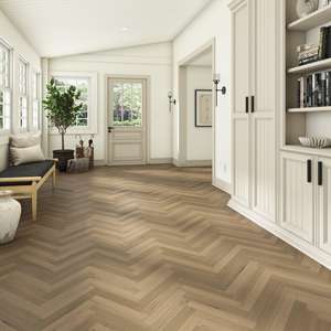 Piso Vinílico SPC con Textura de Cepillado para Uso Residencial en Interiores de Hogares Contemporáneos, con Realce de Grano <span class=keywords><strong>Natural</strong></span> - Product Image 4