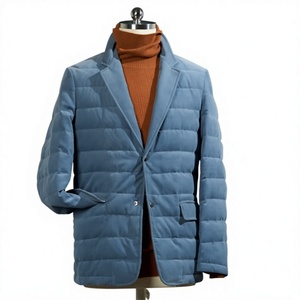High Quality Men's Long <b>Thin</b> Bubble Jacket Waterproof Latest Fashion Style Customized Logo Wholesale Price Custom Sizes Shining - Product Image 1