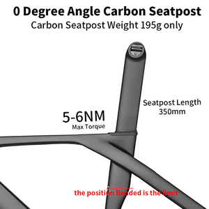 Phanh đĩa Khung Carbon, tối đa 700 x 32c, khung xe đạp đường hàng không, BSA T47, cáp bên trong đầy đủ với tay lái, Di2 - Product Image 5