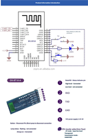 Module Bluetooth multi-connexions DX-BT28-A, capable de connecter 8 téléphones mobiles simultanément, communication BLE 5.0 double UART pour Arduino