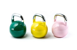 Pesas Rusas de Acero de Alta Calidad Directo de Fábrica, Juego de Kettlebell con Mango Ajustable Cromado, Kettlebell de Competición para Entrenamiento de Fuerza - Product Image 4