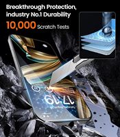 Protection d'écran pour iPhone 18 17 16 15 14 13 Pro Max, kit d'installation, protection d'écran facile à installer, applicateur, verre transparent