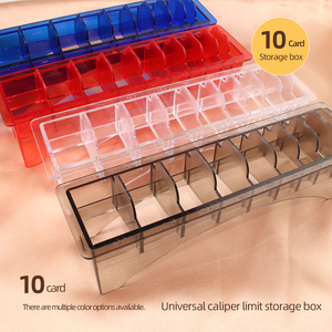 Boîte de plateau de gardes personnalisée Guides Peignes de limite Garde magnétique multicolore pour boîte de plateau de gardes de tondeuse transparente - Product Image 3