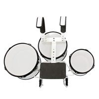 Tambour triple professionnel de haute qualité Transporteur noir tambour triple tambours de marche