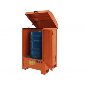 SALL - SEN7040000 Painted steel bunded <b>cabinets</b> for <b>outdoor</b> drum <b>storage</b> - EAN 662641929111 <b>OUTDOOR</b> SECURITY <b>STORAGE</b> - Product Image 2