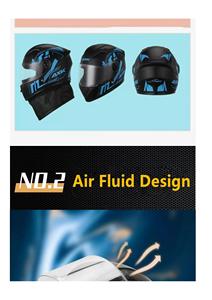 Casque de motocicleta מירוץ אופנוע רכיבה בטיחות קסדה פנים מלאה קסדה למכירה - Product Image 6
