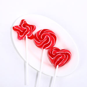 Toptan özel el yapımı büküm tatlı meyve düz büyük girdap lolipop - Product Image 3