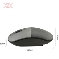 Mini souris sans fil personnalisée 2.4G souris optique sans fil couverture USB souris changeantes pour le bureau en utilisant