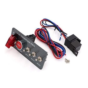 Panel de Interruptores de Aluminio Daiertek, Panel de Interruptores de Encendido de Doble Palanca, Panel de Interruptores de 24 V para Caravana, para Auto de <span class=keywords><strong>Carreras</strong></span>, RV, Camión - Product Image 4