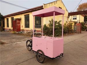 มินิโดนัทรถเข็นไอศครีมรถบรรทุกถนนอาหารตู้ยืนขนมที่กำหนดเองได้อย่างรวดเร็วรถบรรทุกอาหารตู้ขาย - Product Image 3