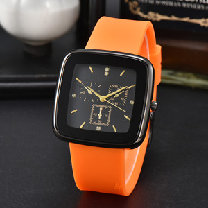 Montre à Quartz Multifonctionnelle Carrée de 40,5 mm pour Hommes, Grand Cadran, Tendance Affaires, avec Diamants Incrustés et Chronomètre – Vente en Gros - Product Image 4