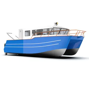 Aluminum commercial survey boat 38ft passenger ship hot sale