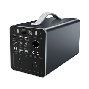 มีจำหน่ายในสต็อก 600W สถานีไฟฟ้าแบบพกพาแบบชาร์จไฟได้ 0.6KW 512Wh แบตเตอรี่ลิเธียมสำหรับตกปลาตั้งแคมป์กลางแจ้งจัดส่งฟรี - Product Image 1