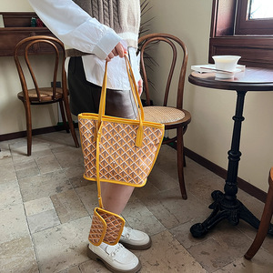 Borsa Tote a Quadri <span class=keywords><strong>Chic</strong></span> 2025 - Borsa a Spalla Grande Capacità, Elegante Borsa a Tracolla per Uso Quotidiano Femminile - Product Image 2